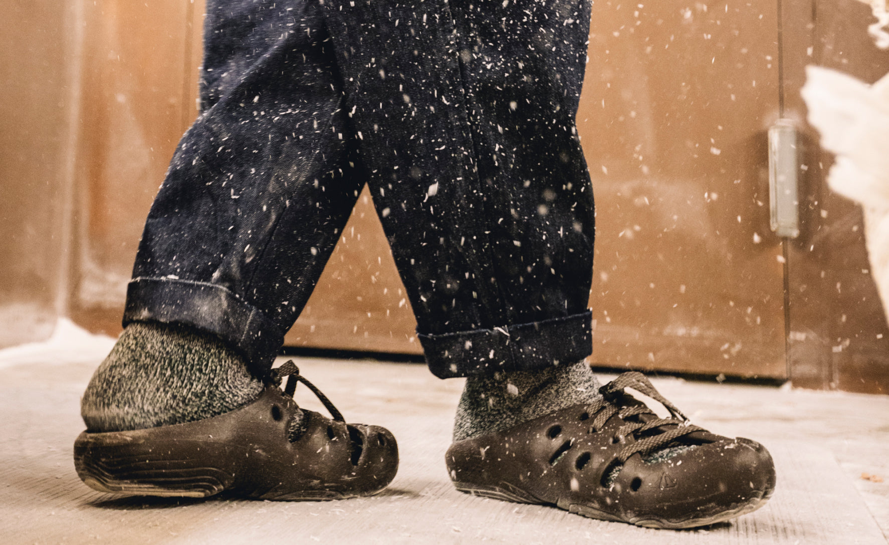 All Gender Yogeez Clog x Pilgrim Surf + Supply Chocolate Brown/Whisper White / Keen / Men's|Women's