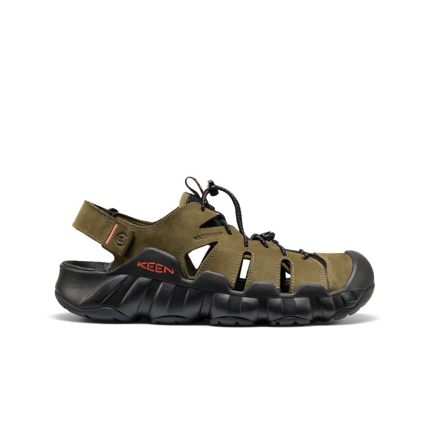 Men's Hyperport Fisherman Leather Sandal Dark Olive/Black / Keen / Men's