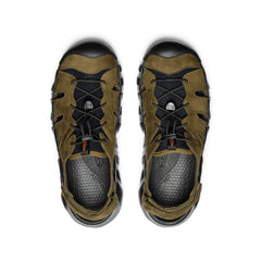 Men's Hyperport Fisherman Leather Sandal Dark Olive/Black / Keen / Men's