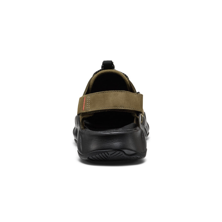 Men's Hyperport Fisherman Leather Sandal Dark Olive/Black / Keen / Men's