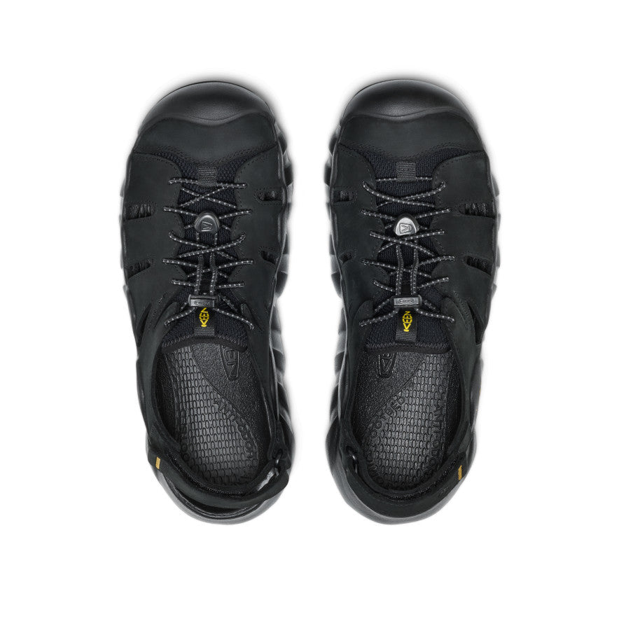 Men's Hyperport Fisherman Leather Sandal Black/Keen Yellow / Keen / Men's