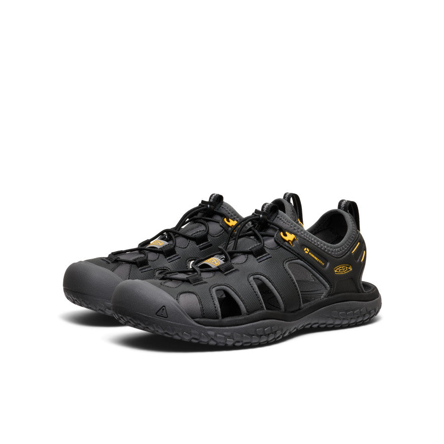 Men's SOLR Sandal Black/Gold / Keen / Men's