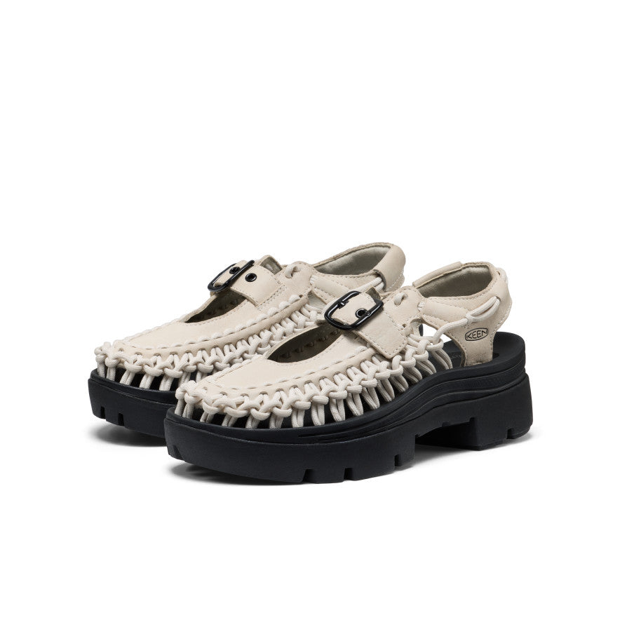 All Gender UNEEK PLT Mary Jane Sneaker Birch Smooth Lea / Keen / Men's|Women's