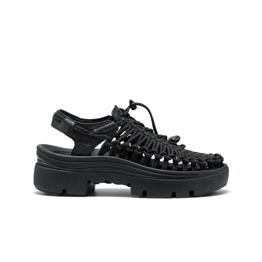 All Gender UNEEK PLT Sneaker Black Smooth Lea / Keen / Men's|Women's
