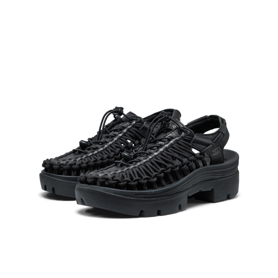 All Gender UNEEK PLT Sneaker Black Smooth Lea / Keen / Men's|Women's