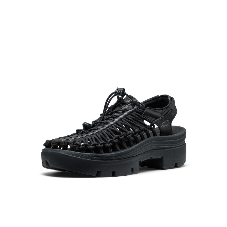 All Gender UNEEK PLT Sneaker Black Smooth Lea / Keen / Men's|Women's