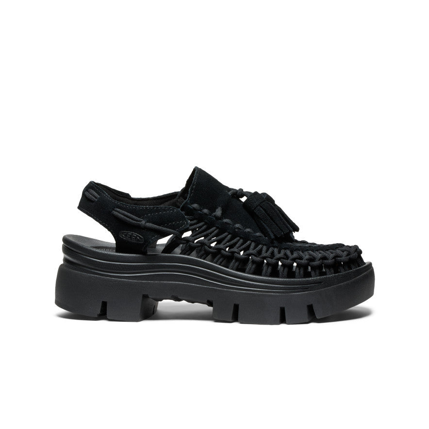 All Gender UNEEK PLT Tassel Sneaker Black/Black / Keen / Men's|Women's