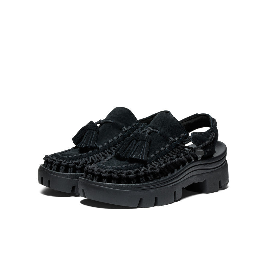 All Gender UNEEK PLT Tassel Sneaker Black/Black / Keen / Men's|Women's