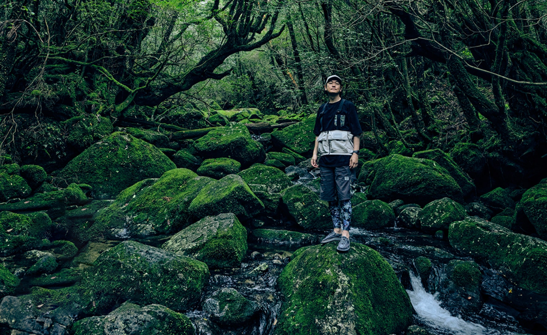 Men's UNEEK Sneaker x ELNEST Yakushima Forestra Camo / Keen / Men's