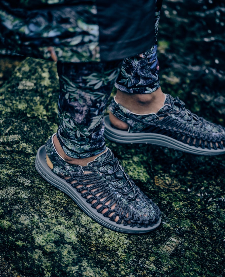 Men's UNEEK Sneaker x ELNEST Yakushima Forestra Camo / Keen / Men's