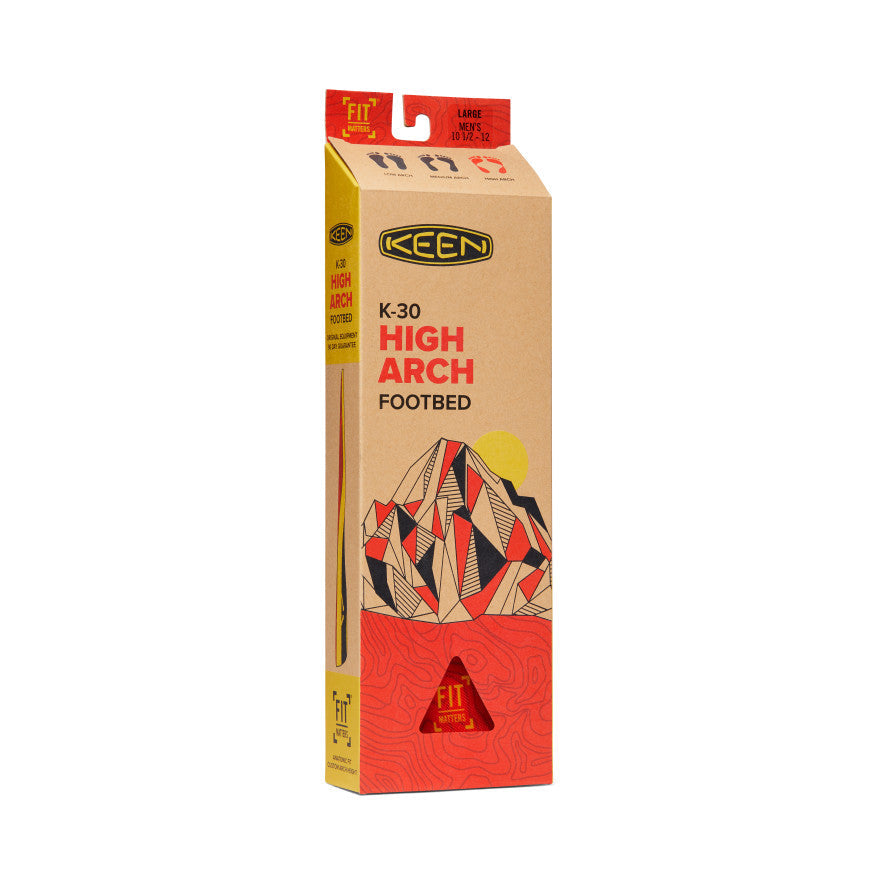 Men's Outdoor K-30 High Arch Insole Red / Keen / Men's