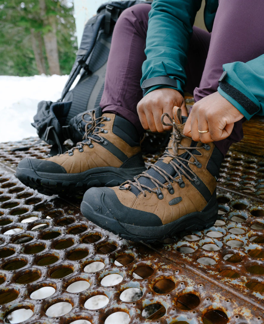 Men's Revel IV Polar Waterproof Boot Black/Lemon Curry / Keen / Men's