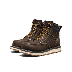 Men's Cincinnati 6" Waterproof Boot (Carbon Toe) Dark Chocolate/Sandshell / Keen / Men's