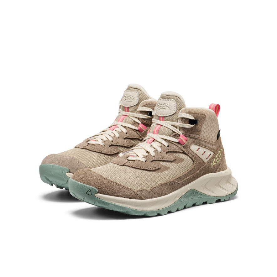 Women's Hightrail Waterproof Hiking Boot Brindle/Pink Lemonade / Keen / Women's