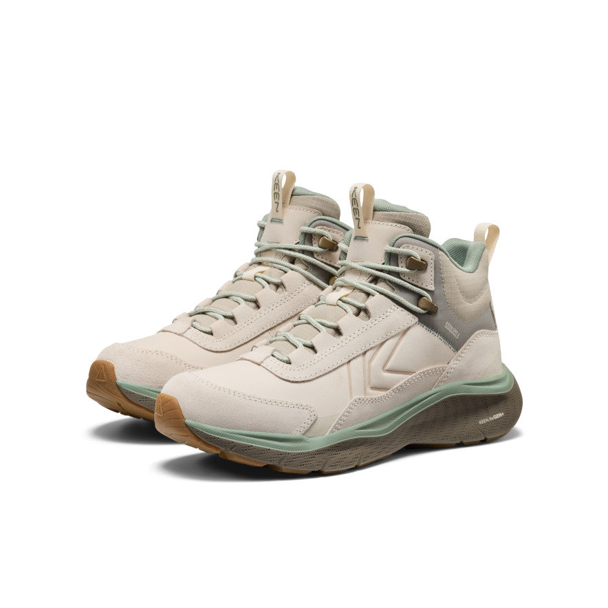 Women's Leiki Waterproof Leather Hiking Boot Birch/Lily Pad / Keen / Women's