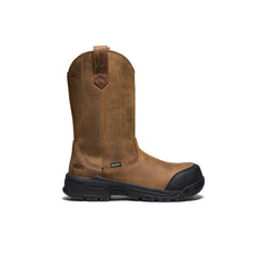 Women's Evanston Pull-On Waterproof Boot (Carbon Toe) Bison/Black / Keen / Women's