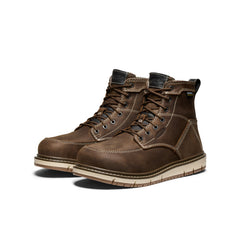 Women's San Jose 6" Waterproof Boot (Aluminum Toe) Cascade Brown/Gum / Keen / Women's