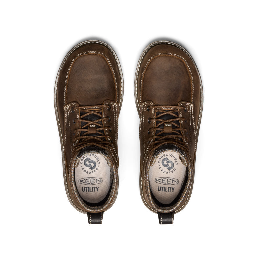 Women's San Jose 6" Waterproof Boot (Aluminum Toe) Cascade Brown/Gum / Keen / Women's