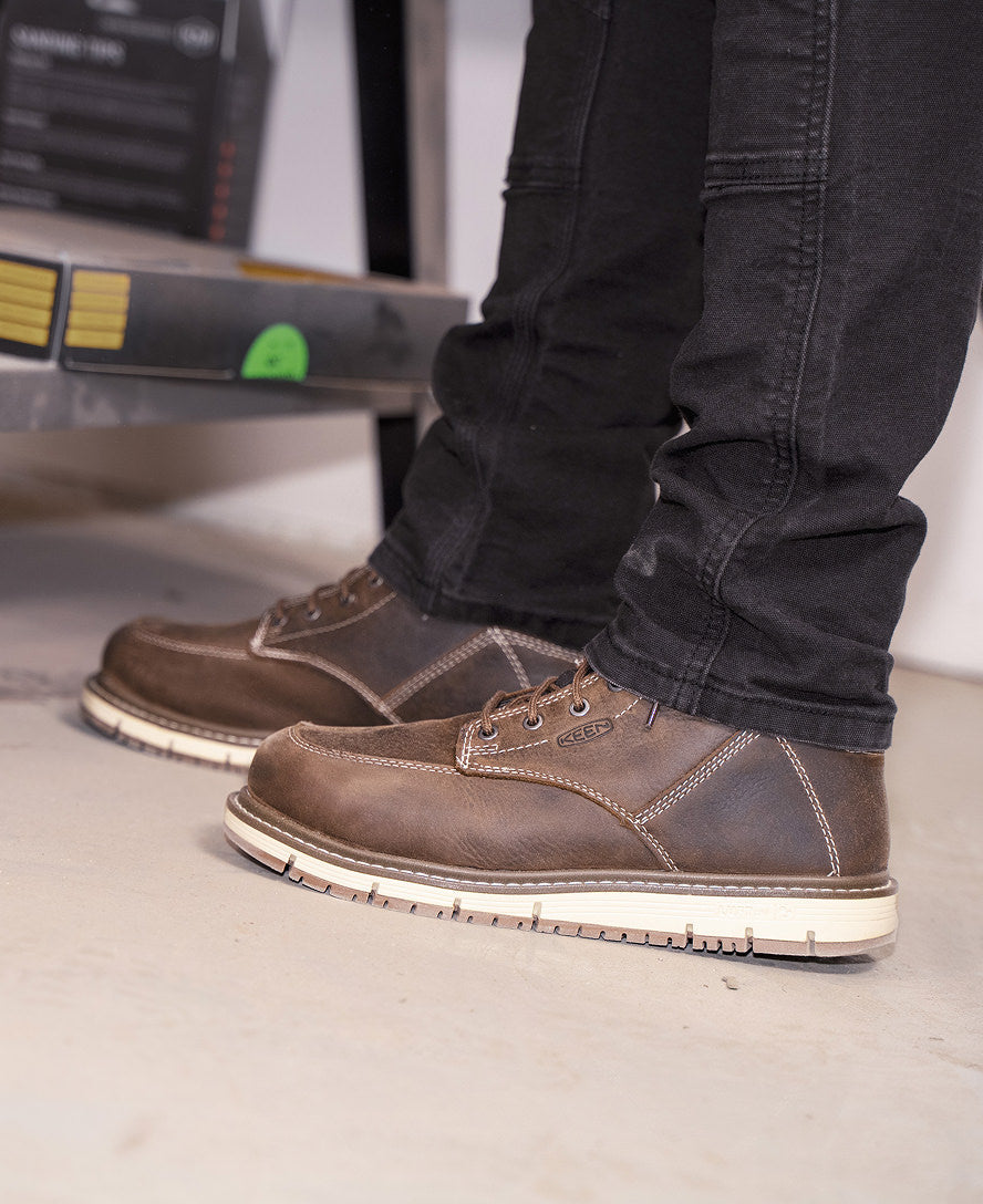 Women's San Jose 6" Waterproof Boot (Aluminum Toe) Cascade Brown/Gum / Keen / Women's