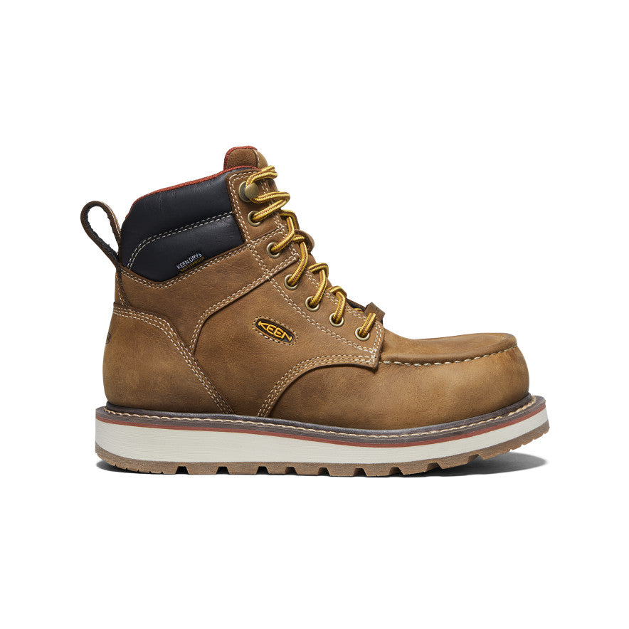 Women's Cincinnati 6" Waterproof Boot (Carbon Toe) Belgian/Sandshell / Keen / Women's