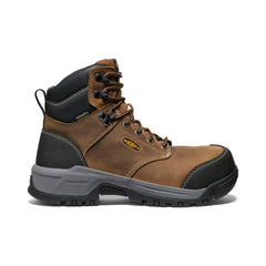 Women's Evanston 6" Waterproof Boot (Carbon Toe) Bison/Black / Keen / Women's