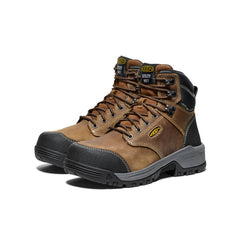 Women's Evanston 6" Waterproof Boot INT MET (Carbon Toe) Bison/Black / Keen / Women's