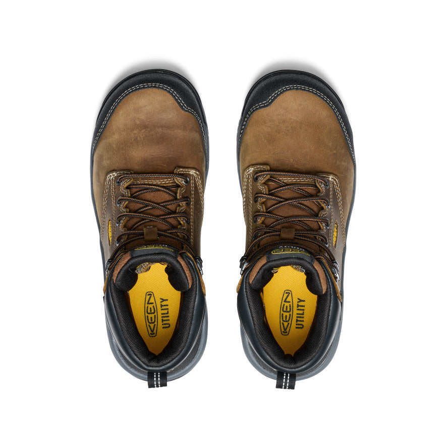 Women's Evanston 6" Waterproof Boot INT MET (Carbon Toe) Bison/Black / Keen / Women's