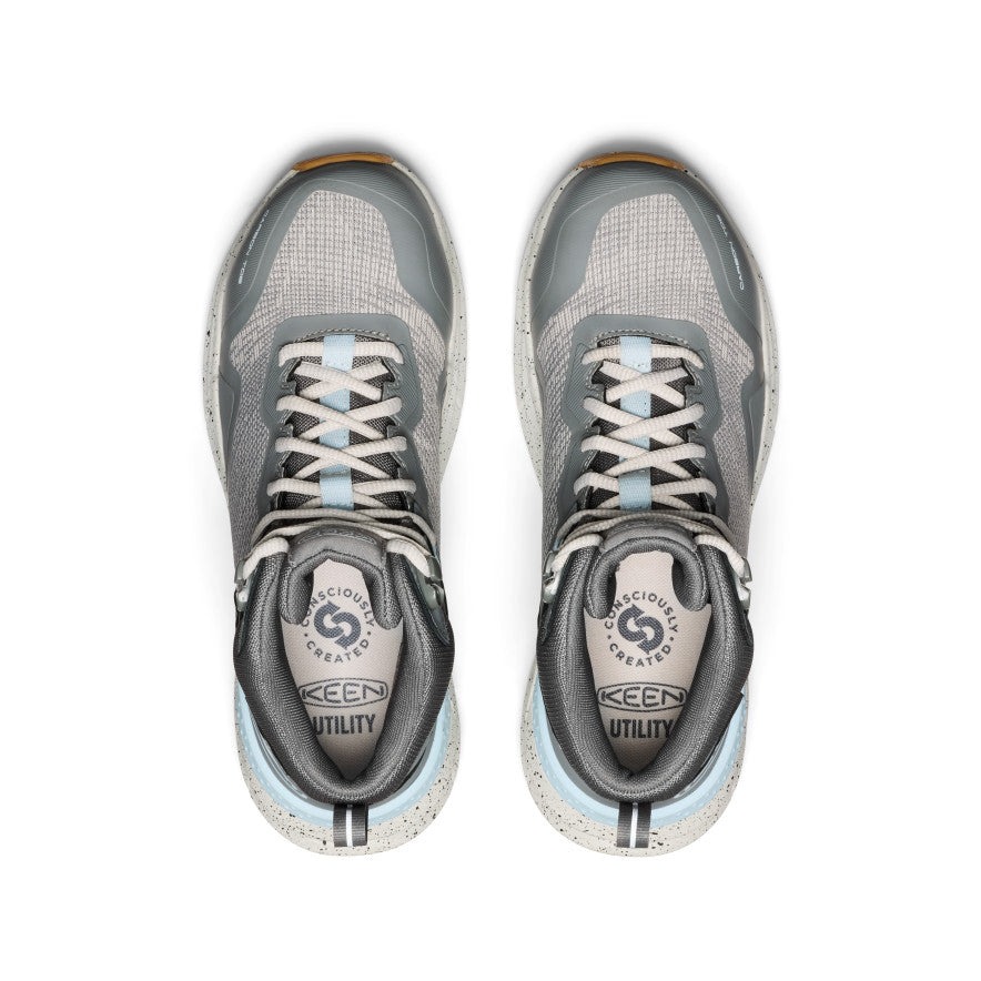 Women's Synchro Waterproof Work Boot (Carbon Toe) Steel Grey/Gum / Keen / Women's