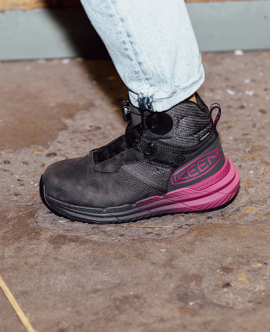 Women's Snapline RF Waterproof Boot (Carbon Toe) Magnet/Black / Keen / Women's