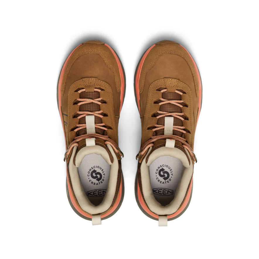 Women's Leiki Waterproof Leather Hiking Boot Chipmunk/Bison / Keen / Women's