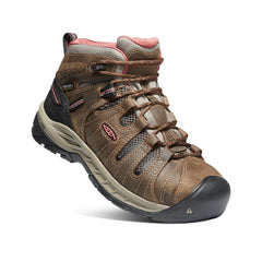 Women's Flint II Waterproof Boot (Soft Toe) Cascade Brown/Brick Dust / Keen / Women's