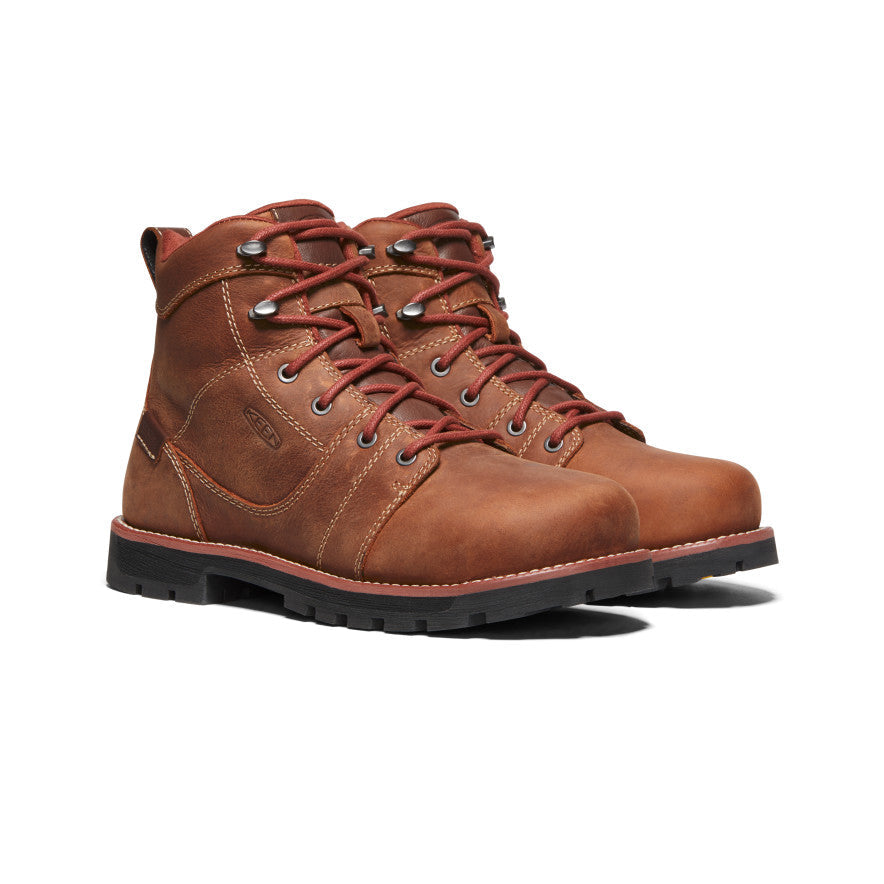 Women's Seattle 6" Waterproof Boot (Aluminum Toe) Gingerbread/Black / Keen / Women's