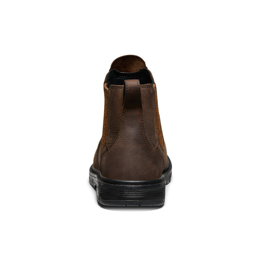 Women's San Jose Chelsea 90° Heel Boot (Aluminum Toe) Cascade Brown/Black / Keen / Women's