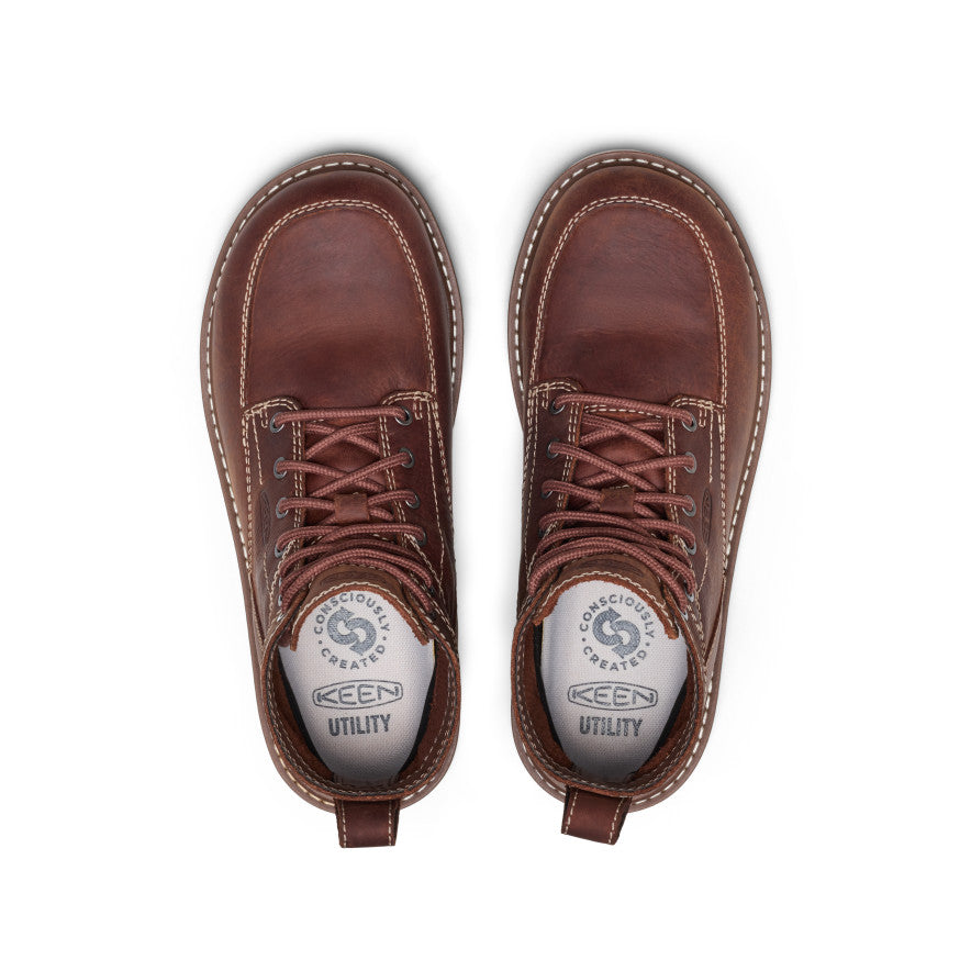 Women's San Jose 6" Boot (Aluminum Toe) Gingerbread/Gum / Keen / Women's