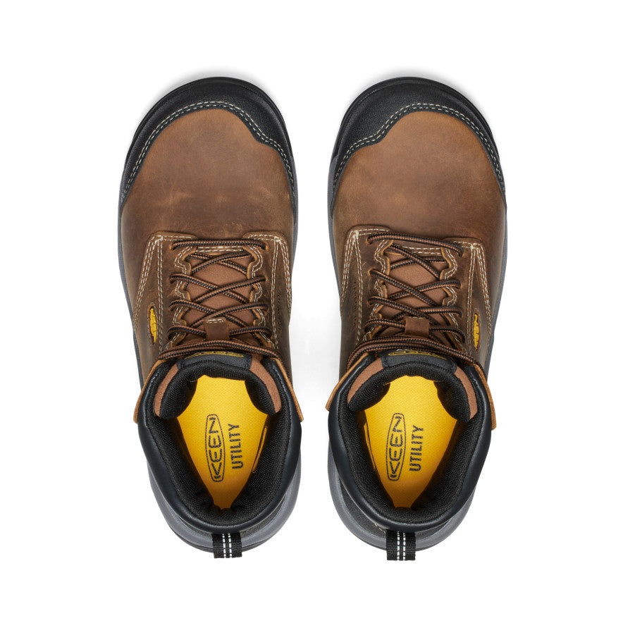 Women's Evanston 6" ESD Boot (Carbon Toe) Bison/Black / Keen / Women's