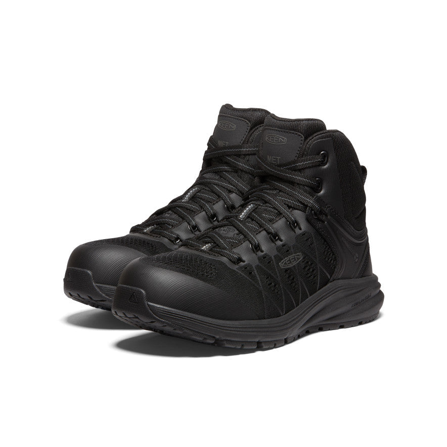 Women's Vista Energy Mid INT MET (Carbon Toe) Black/Raven / Keen / Women's