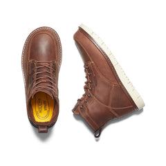 Women's San Jose 6" Boot (Soft Toe) Gingerbread/Off White / Keen / Women's