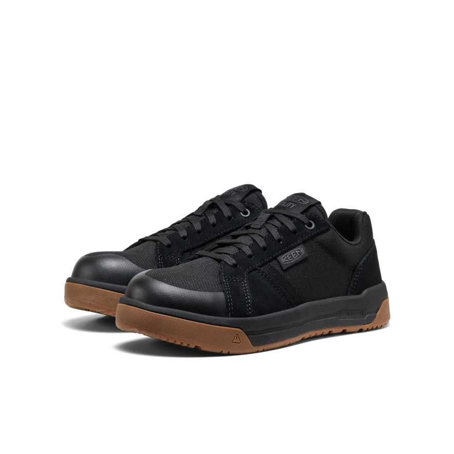 Women's Kenton Work Shoe (Carbon Toe) Black/Gum / Keen / Women's