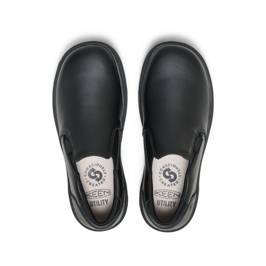 Women's Kenton Shift WTX Work Shoe (Soft Toe) Black/Black / Keen / Women's