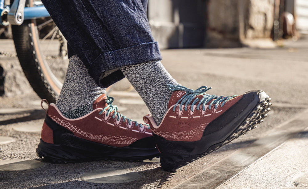 Women's Jasper Zionic Sneaker x Pilgrim Surf + Supply Marron/Adobe Rose / Keen / Women's
