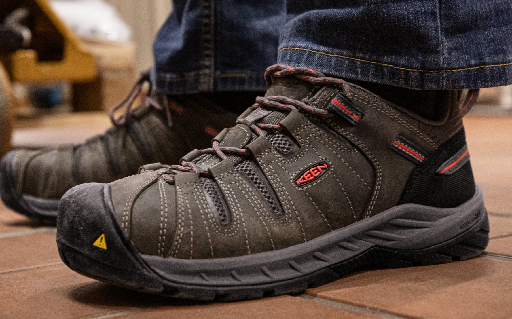 Women's Flint II (Steel Toe) Magnet/Rose / Keen / Women's