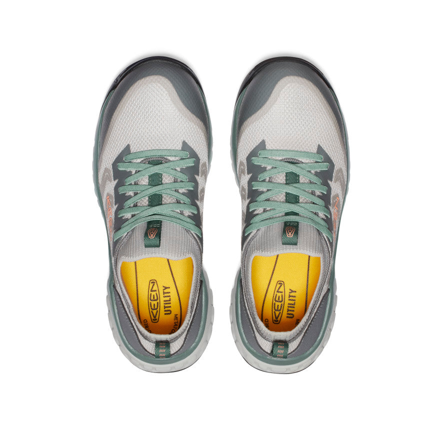 Women's Arvada Shift Work Sneaker (Carbon Toe) Steel Grey/Granite Green / Keen / Women's