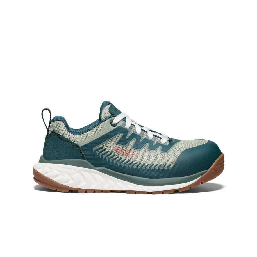 Women's Arvada Work Sneaker (Carbon Toe) Sea Moss/Desert Sage / Keen / Women's