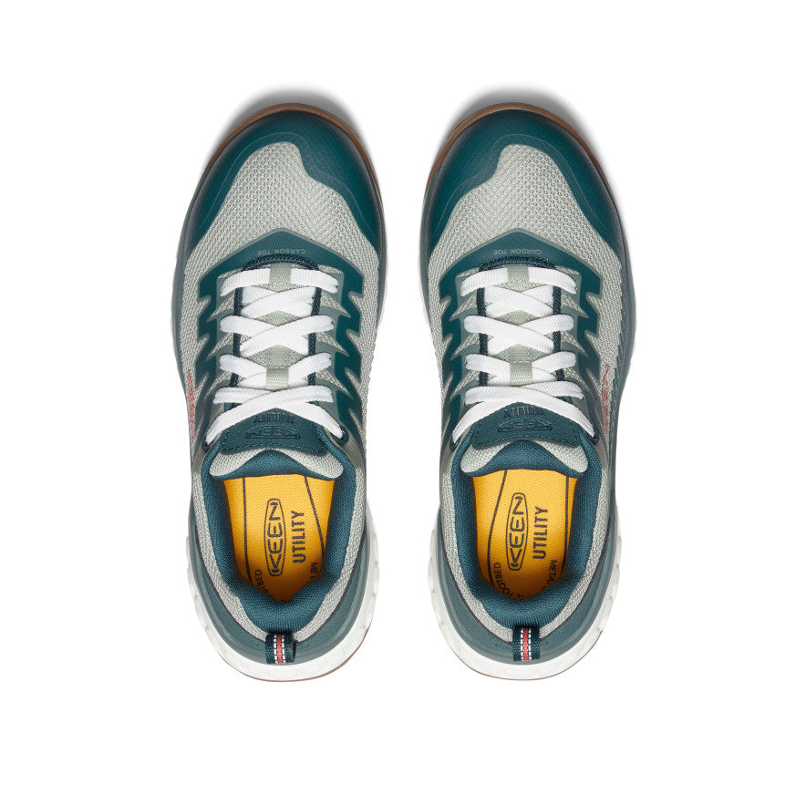 Women's Arvada Work Sneaker (Carbon Toe) Sea Moss/Desert Sage / Keen / Women's