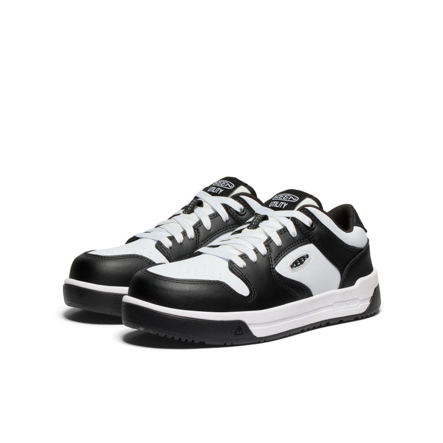 Women's Overton Work Shoe (Carbon Toe) Star White/Black / Keen / Women's