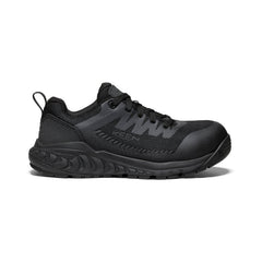 Women's Arvada ESD Work Sneaker (Carbon Toe) Black/Black / Keen / Women's