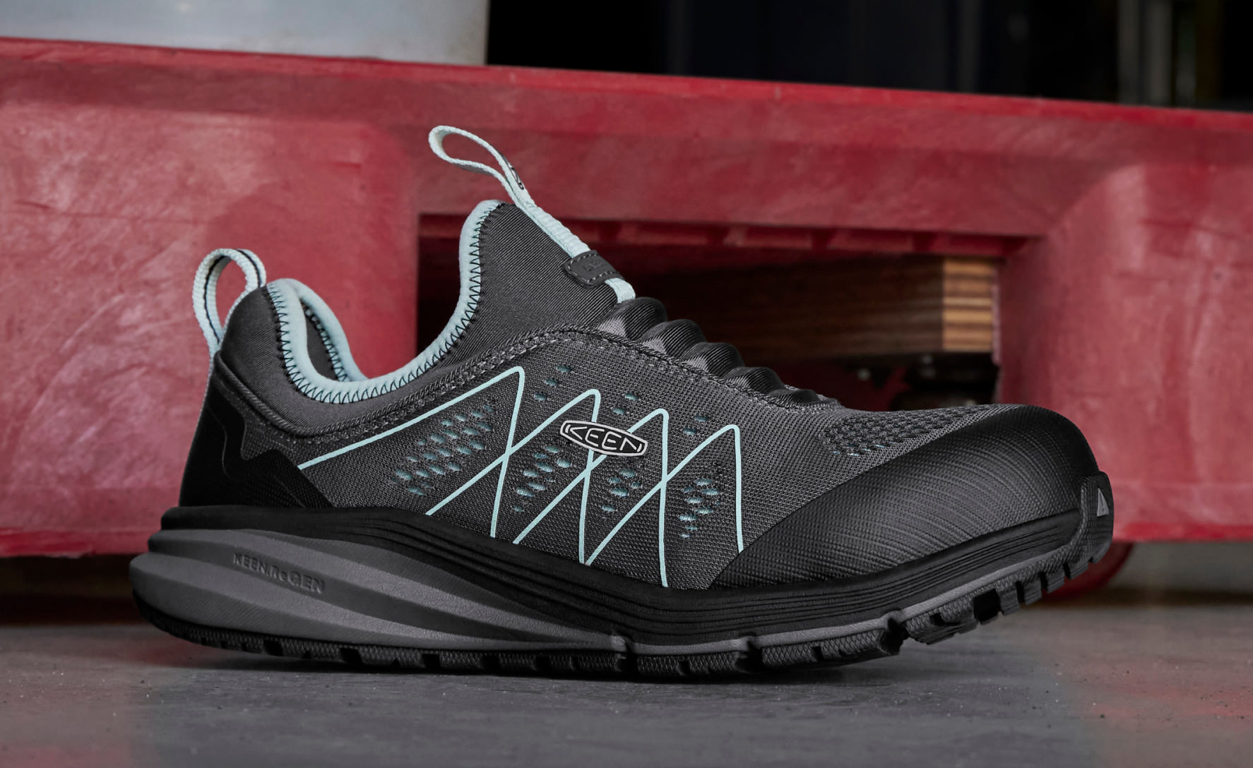 Women's Vista Energy Shift (Carbon Toe) Steel Grey/Blue Glass / Keen / Women's