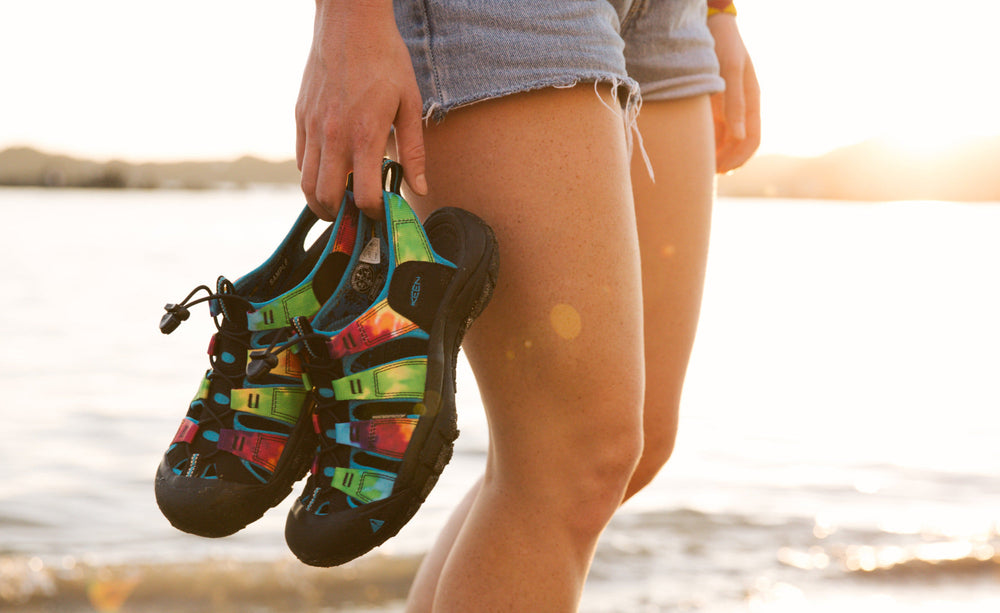 Women's Newport Retro Black/Gingham / Keen / Women's