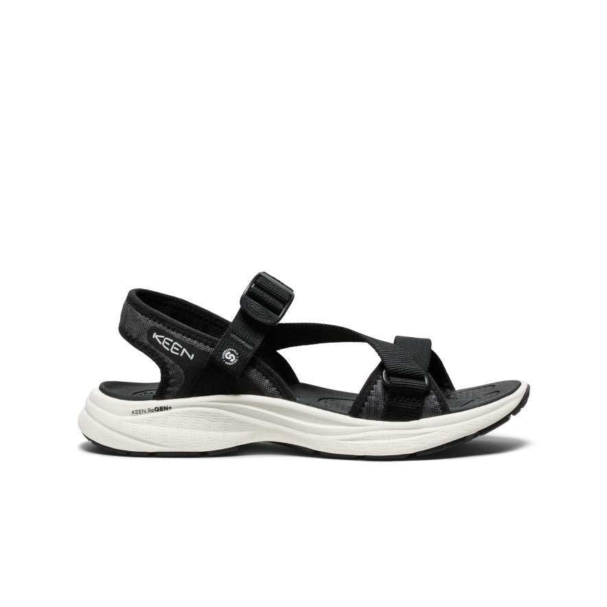 Women's Leiki Open-Toe Sandal Black/Star White / Keen / Women's