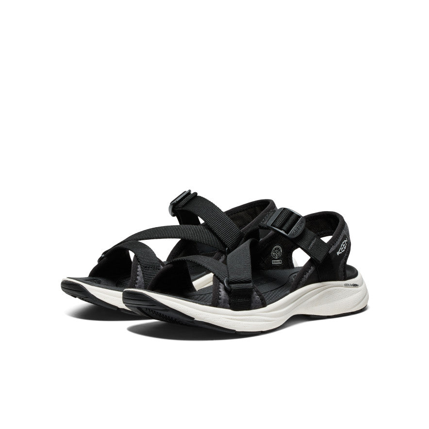 Women's Leiki Open-Toe Sandal Black/Star White / Keen / Women's